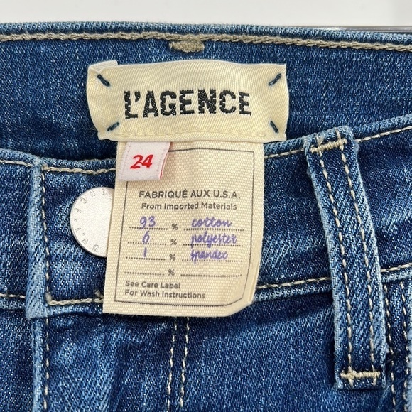 L'AGENCE Margot High Rise Skinny Jeans size 24 - Picture 5 of 8